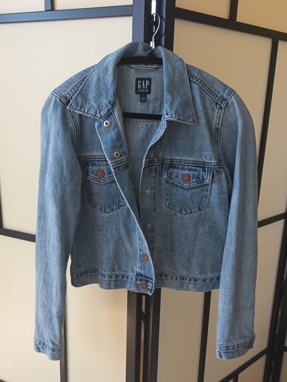 GAP Light Wash Blue Denim Jacket